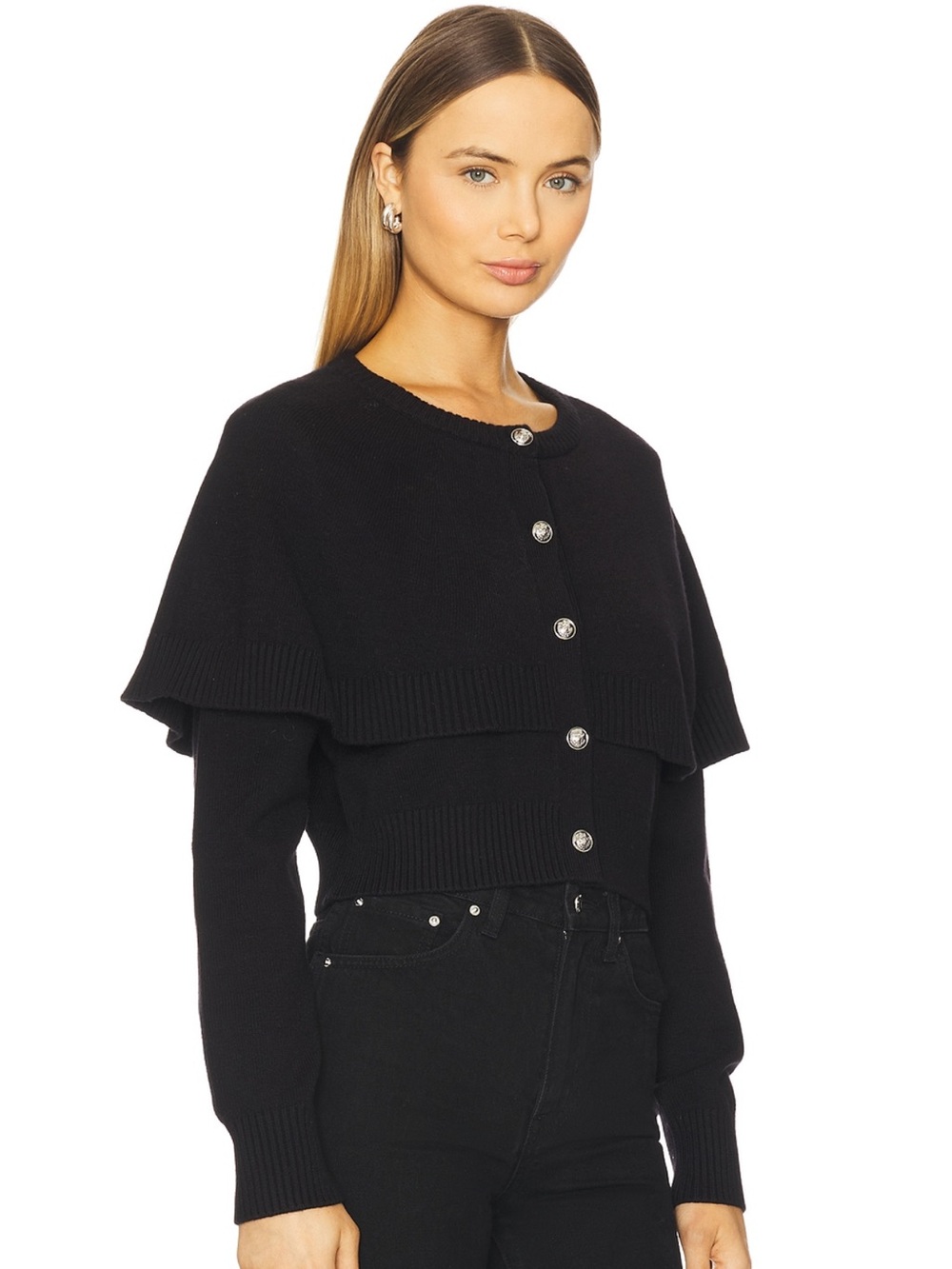 Steve Madden Gisselle Capelet Cardigan Sweater